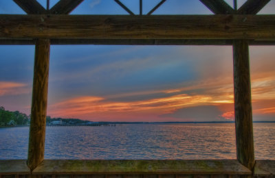 Framed Sunset