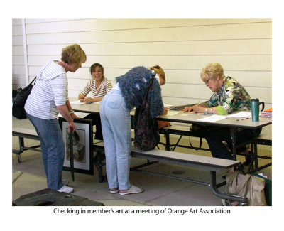 Orange Art Association Meeting March 2008