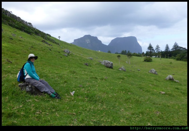 Sue near the old Aircraft crash site