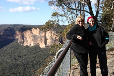 Evans Lookout - Sue and Lynelly