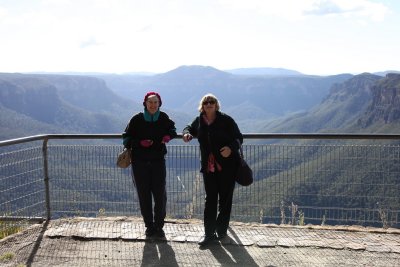 Evans Lookout - the railing