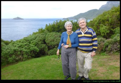 Lord Howe Island - at Clear place looking south