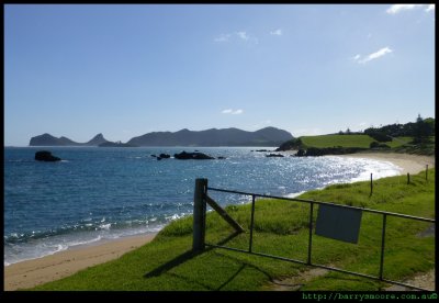 The lovers cove and lagoon looking north, LHI