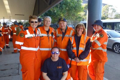 City to Surf race 2015 - Campbelltown SES members