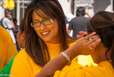 Inside the Yellow Tent