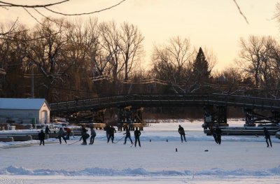 Skating on Sunfish Cut