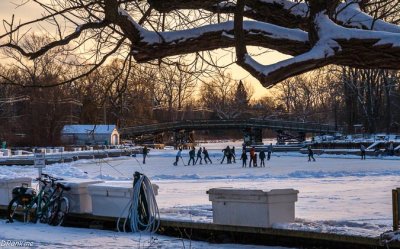 Skating on Sunfish Cut