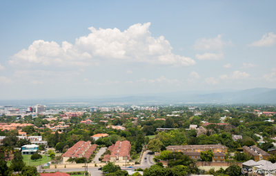 Kingston Harbour in the background