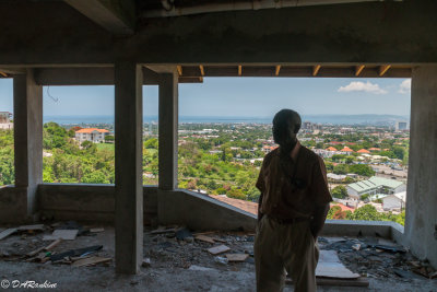 View from the house being built
