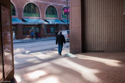 Refeclted Sunlight On Yonge