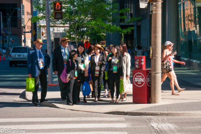 Tourists Crossing