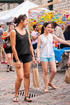 Shopping at the Distillery District