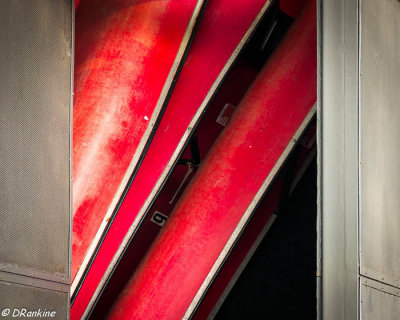 Red Boats in Storage