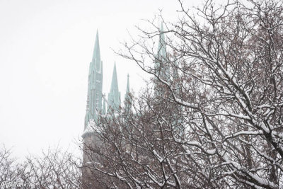  Church and Snow Storm