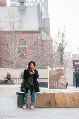 Woman in Blue Jeans