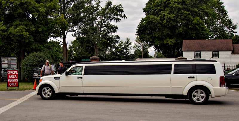 Arriving at Saratoga Race Course