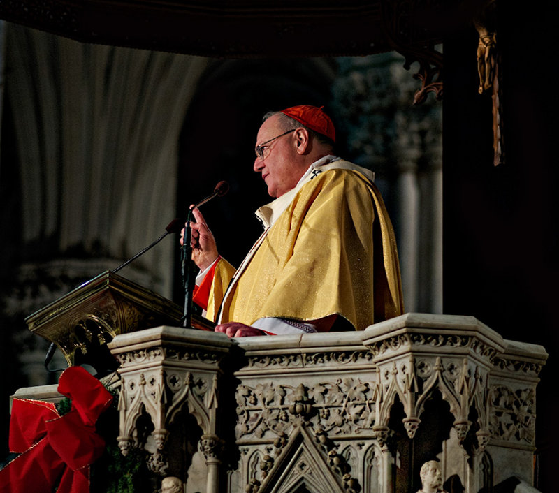 Cardinal Dolan - Midnight Mass 2013 - St. Patricks Cathedral #4