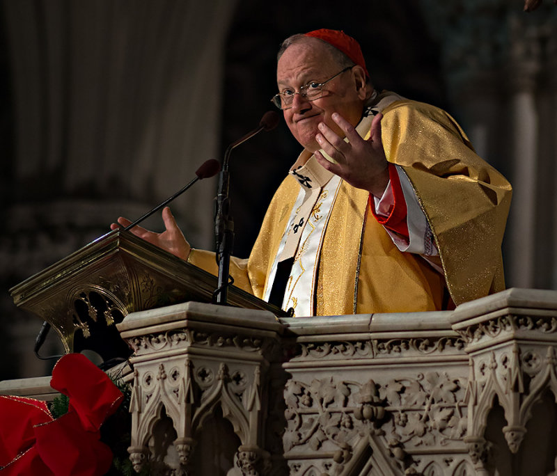 Cardinal Dolan - Midnight Mass 2013 - St. Patricks Cathedral #6