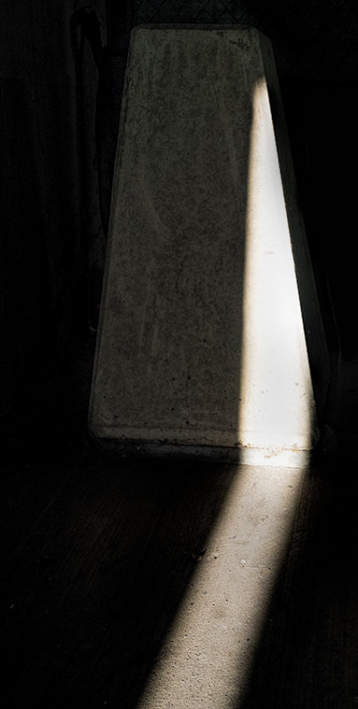 Sunlight in a mall parking garage