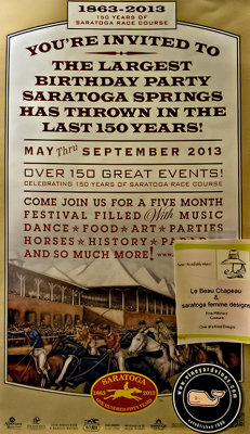Happy 150th Birthday Saratoga Race Course!