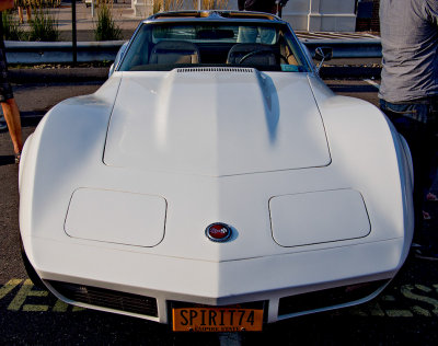 1974 White Corvette
