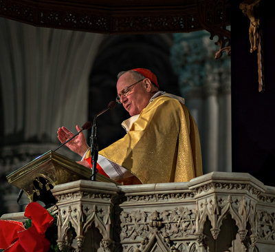 Cardinal Dolan - Midnight Mass 2013 - St. Patricks Cathedral #2