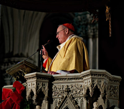 Cardinal Dolan - Midnight Mass 2013 - St. Patrick's Cathedral #4