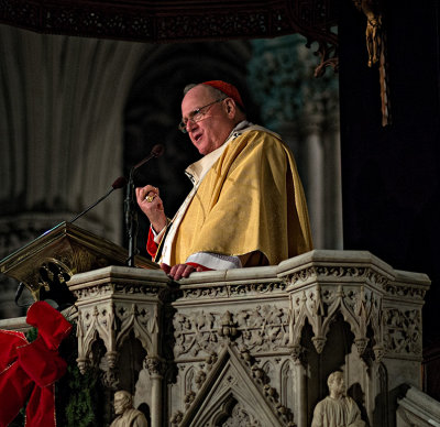 Cardinal Dolan - Midnight Mass 2013 - St. Patricks Cathedral #5