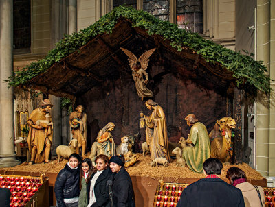 Nativity  scene - St. Patrick's Cathedral