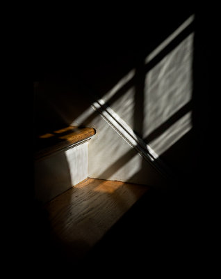 Sunlight on the stairs