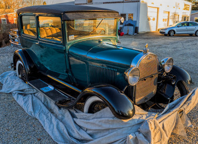 Model A Ford (1927-1931) in the Golden Hour