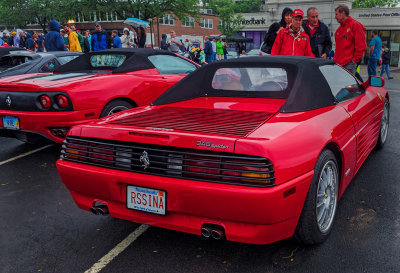 Ferrari 348 (Type F119),; mid-engined, rear-wheel-drive V8; 2-seat sports car; 1988-1995