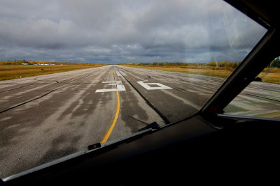 On the button of Rwy36 at CYVC.