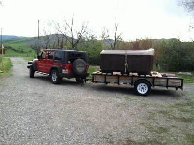 Finally sold Jacuzzi. Now I have my trailer back.