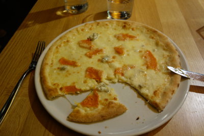 Pumpkin pizza