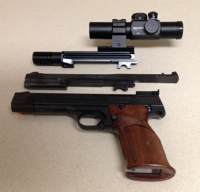 S&W Model 41 + 2 Barrels.JPG