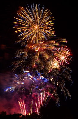 Canada Day Fireworks (handheld and bulb)