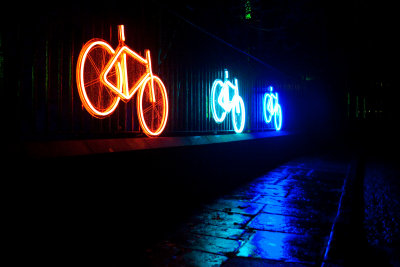 Glowing Bikes