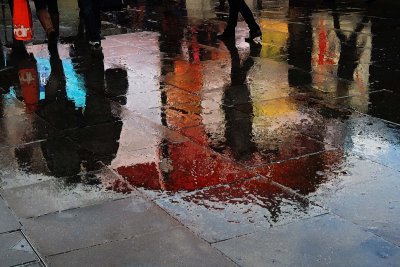 Rain, reflections and colours
