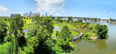 View from Clinton Library -  Merged 1927 and 1928
