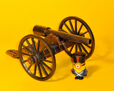 Minion and cannon - DSCN0142 