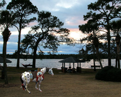 Horse and sunset - IMG_6475