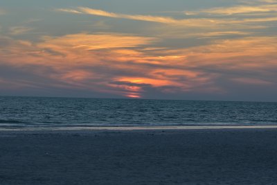 Sunrise from Bayside of Island