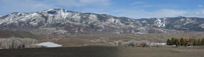 Panoramic view from Elk Lane of Steamboat Springs