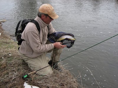 Peter with Yampa River Brown Trout