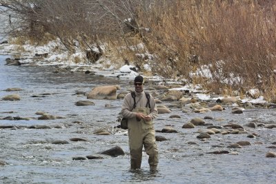 Pete on the Yampa