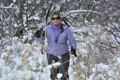 Jen on Skis