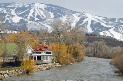 Yampa River below Steamboat Springs, CO.