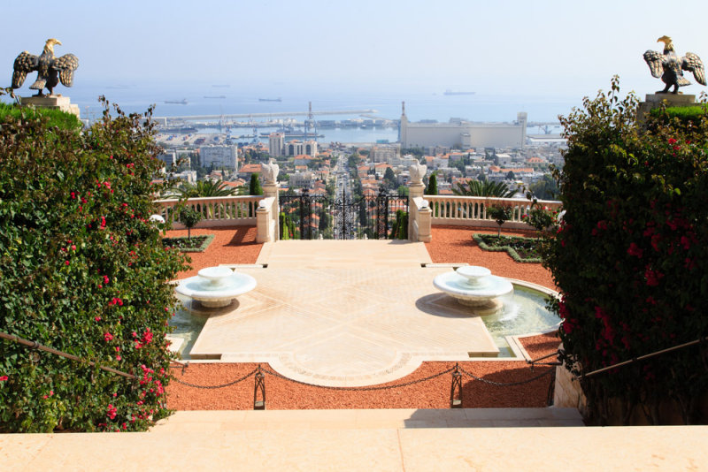 Bahai shrine and gardens