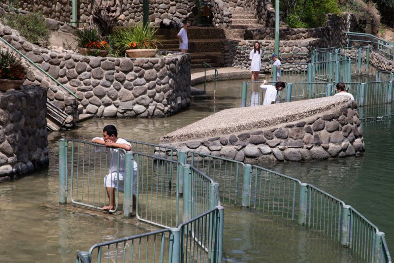 Jordan where Jesus was baptised